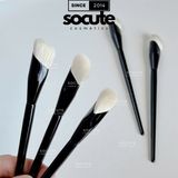  Cọ Tán Kem Che Khuyết Điểm Đầu Vát Lông Trắng - Cọ Makeup Chuyên Nghiệp Tán Kem Che Khuyết Điểm Lông Cừu Đầu Vát Siêu Mềm 