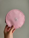  Túi Tròn Chanel Màu Hồng - Chanel Pink Makeup Bag 