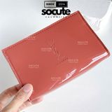  Túi Gift YSL Da Bóng Màu Nâu Cam Sang Trọng Cao Cấp 17x11x5cm 