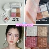  Chiết Mini - Phấn bắt sáng 4 ô Highlight Dior Backstage Glow Maximizer Palette - 001 Universal Glow/002 Frosted Opal Glow /003 Pearly Peach Glow /004 Rose Gold Glow 