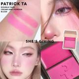  Chiết 0.35gx2 - Phấn Má Hồng Patrick Ta 2in1 Double-Take Cream And Power Blush Duo (Not Too Much/Just Enough/She That Girl/ She Flushed/ She Goes To Gym/ She Seductive/ Thank Me Later/ Soft Launch) 