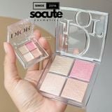  Chiết Mini - Phấn bắt sáng 4 ô Highlight Dior Backstage Glow Maximizer Palette - 001 Universal Glow/002 Frosted Opal Glow /003 Pearly Peach Glow /004 Rose Gold Glow 