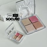  Chiết Mini - Phấn bắt sáng 4 ô Highlight Dior Backstage Glow Maximizer Palette - 001 Universal Glow/002 Frosted Opal Glow /003 Pearly Peach Glow /004 Rose Gold Glow 