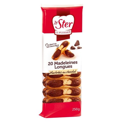  Bánh Bông Lan LeSter Madeleine Longue Pháp 250g 