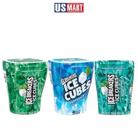  Gum Ice Breakers Ice Cubes 40 Viên 