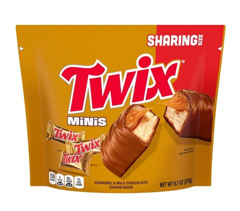  Chocolate Twix Minis Sharing Size 275g 