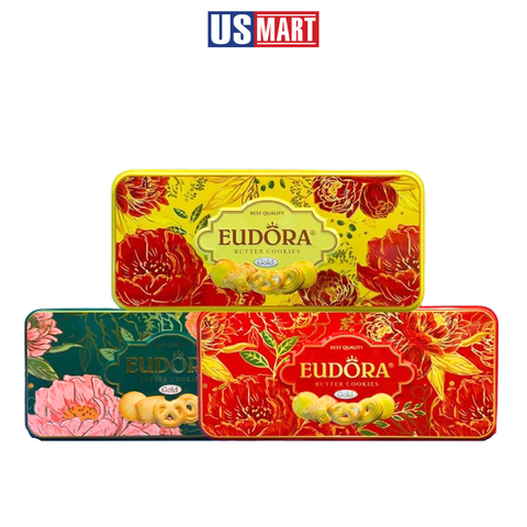  Bánh Quy Bơ Eudora Gold Chữ Nhật 140g 
