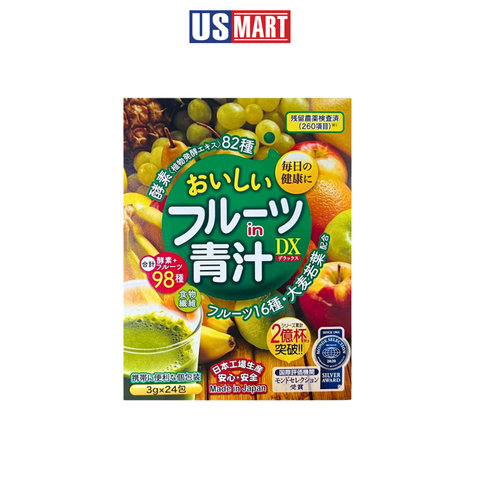  Bột Rau Củ Trái Cây Aojiru Nhật (3g x 24 gói) 