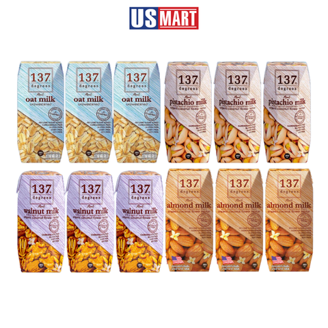  Sữa Hạt 137 Degrees Lốc 180mlx3 