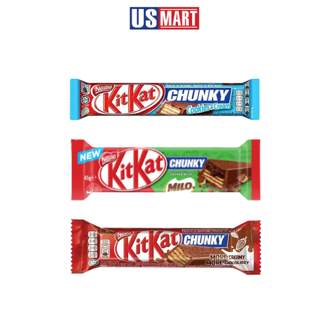  Bánh Xốp Phủ Socola Kitkat Chunky 38g 