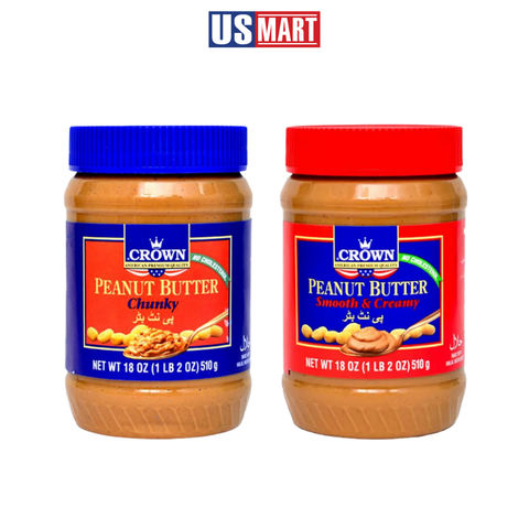  Bơ Đậu Phộng Crown Peanut Butter 510g 