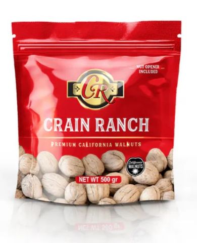  Hạt Óc Chó Nguyên Vỏ Crain Ranch 
