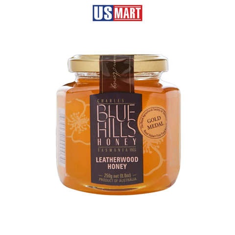  Mật Ong Leatherwood Blue Hills Rừng Tasmania 250g 