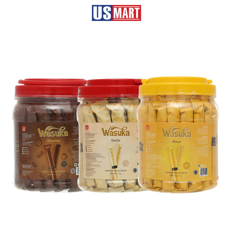  Bánh Ống Quế Wasuka 540g (Nhiều Vị) 