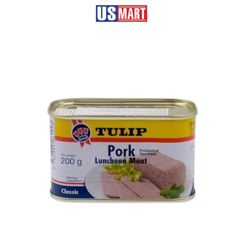  Thịt Heo Đóng Hộp Tulip Luncheon Meat Đan Mạch 200g 