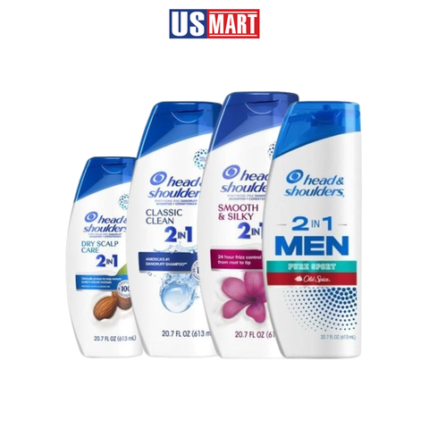  Dầu Gội Xả Head & Shoulders 2in1 613ml 