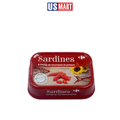  Cá Mòi Sardines Classic Carrefour 135g 