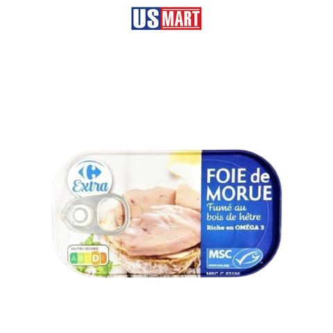  Gan Cá Tuyết Xông Khói Carrefour 121g 