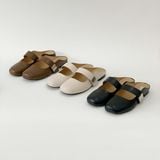  Dép sục nữ mũi vuông phối quai ngang MT312 