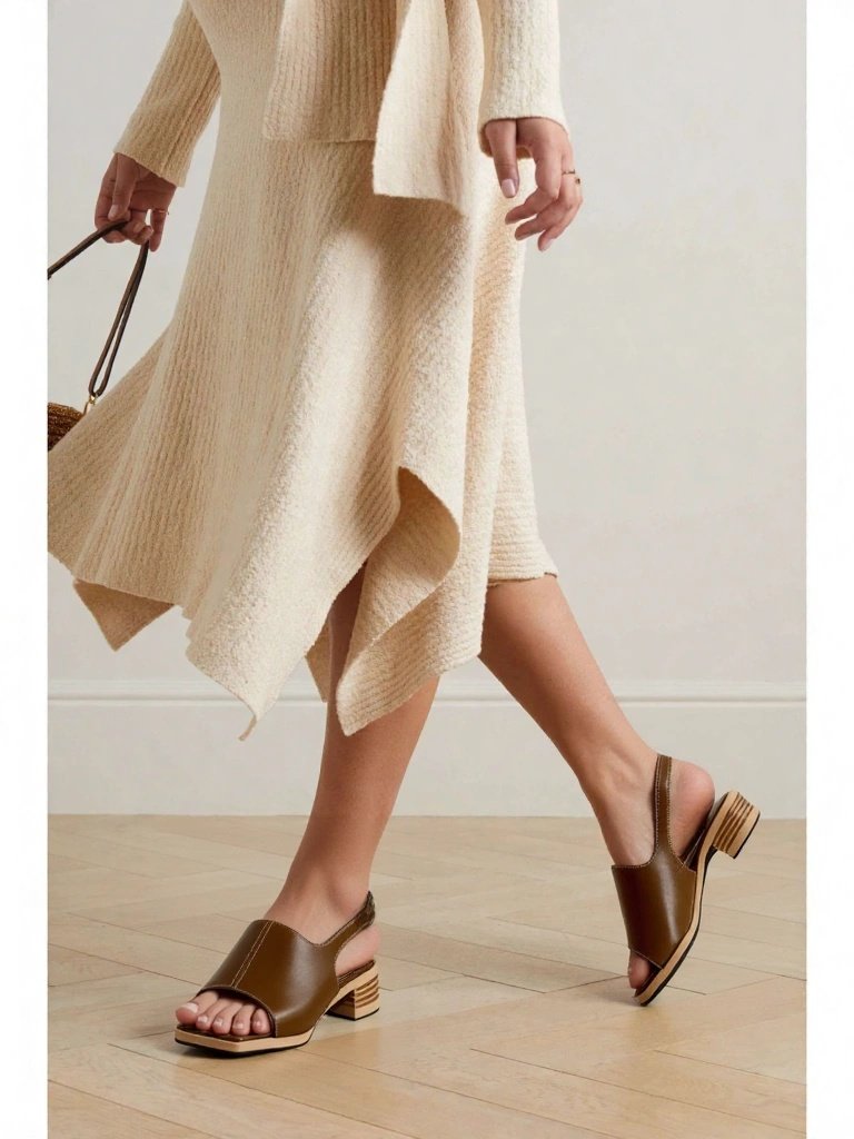  Giày sandal quai giả boot che khuyết điểm, đế 3cm siêu êm MT3317 