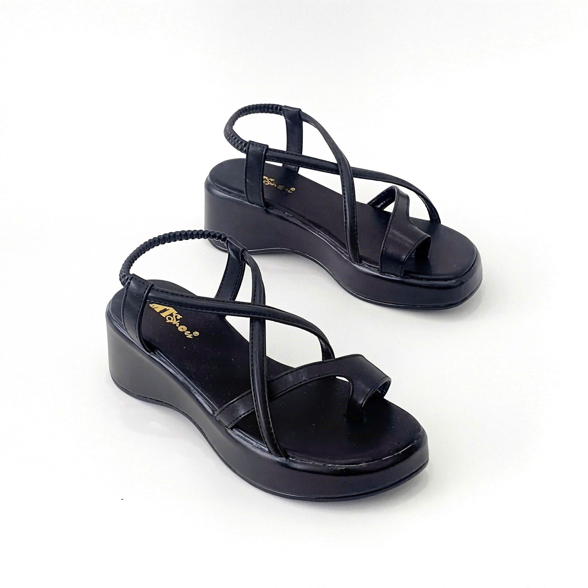  Giày sandal bánh mì xỏ ngón cao 5cm MT3293 