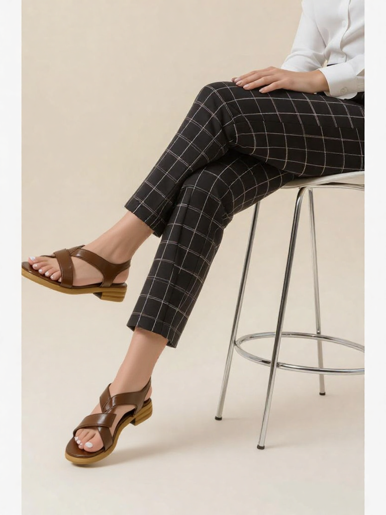  Giày sandal nữ quai chéo, đế 3cm MT120 