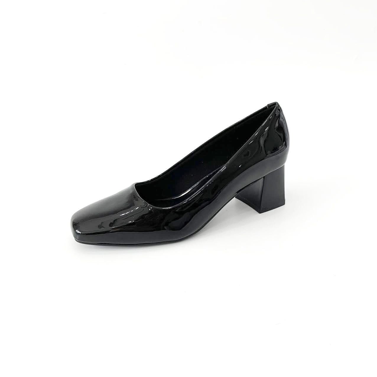  Giày công sở kháng nước mũi vuông gót trụ 5cm 567 