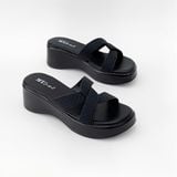  Dép bánh mì 5cm quai chéo 117 