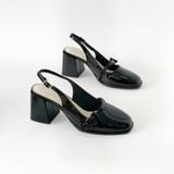  Giày sandal sục mũi vuông cao 7cm MT2528 