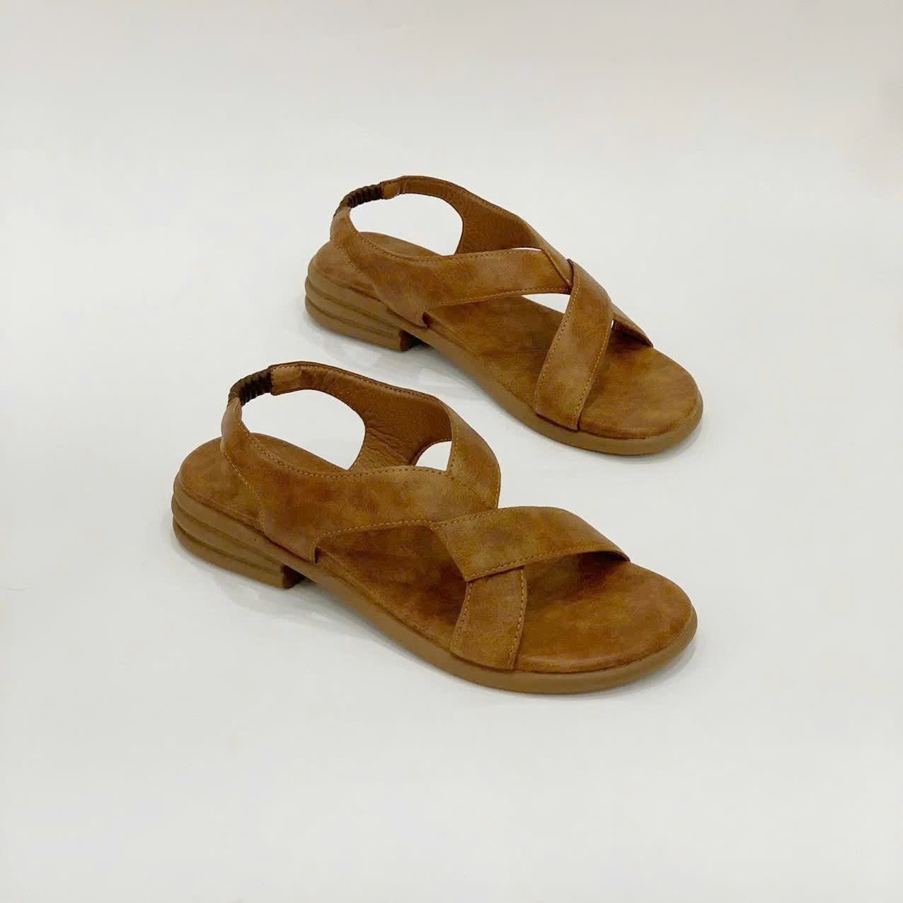  Giày sandal nữ quai chéo, đế 3cm MT120 