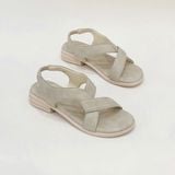  Giày sandal nữ quai chéo, đế 3cm MT120 