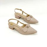  Giày sandal sục mũi nhọn phối nơ MT3319 
