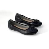  Giày búp bê bệt da thật phối nơ MT09 