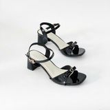  Giày sandal mũi vuông nơ trái tim MT2530 