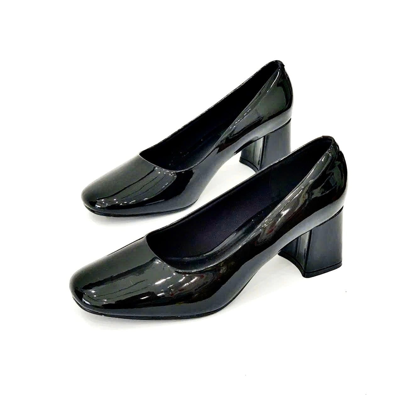  Giày cao gót nữ mũi tròn gót trụ 6cm MT3386 