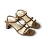  Giày sandal quai nơ, gót trụ 5cm MT2531 