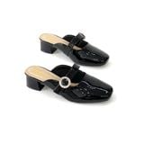  Sục mũi vuông quai ngang phối khóa, gót 5cm MT340 