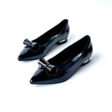  Giày công sở bệt mũi nhọn phối nơ cuộn MT987 