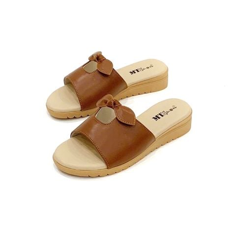  Dép bánh mì quai ngang nơ nhí  MT012 