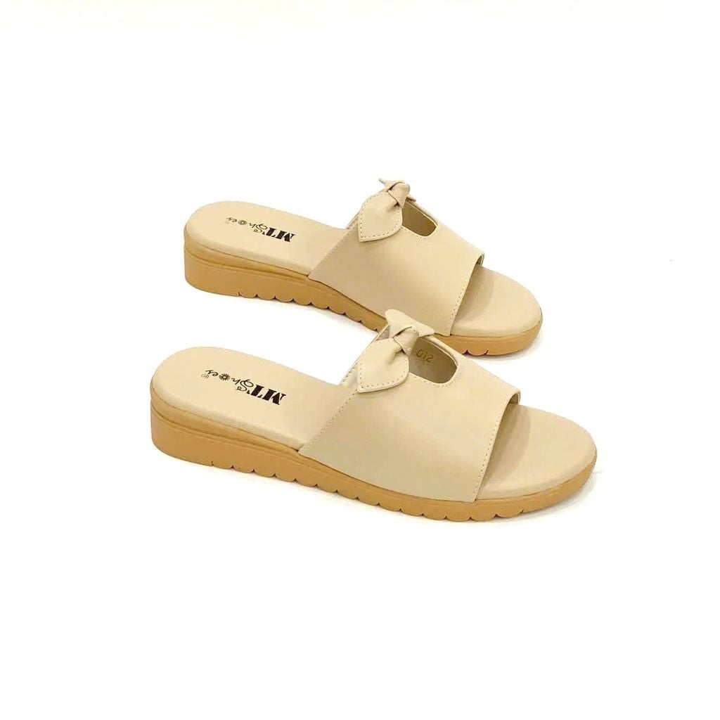  Dép bánh mì quai ngang nơ nhí  MT012 