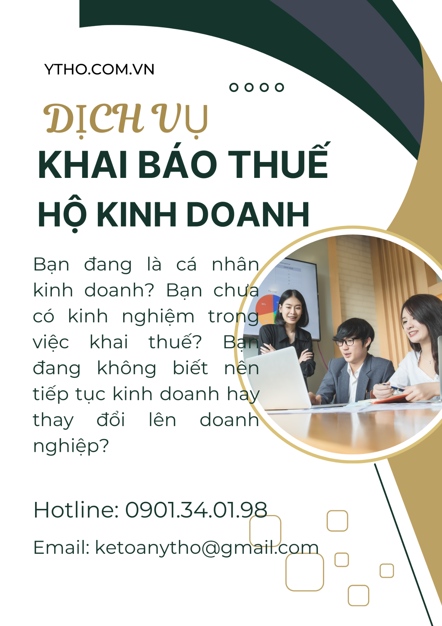 DỊCH VỤ BÁO CÁO THUẾ TRỌN GÓI CHO HỘ KINH DOANH - CHỈ TỪ 500.000Đ