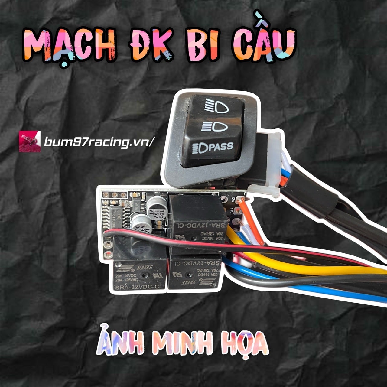 Mạch ĐIỀU KHIỂN BI CẦU [3 RELAY]