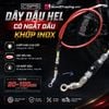Dây Dầu HEL BẤM ĐẦU INOX 45° Ngắt Dầu