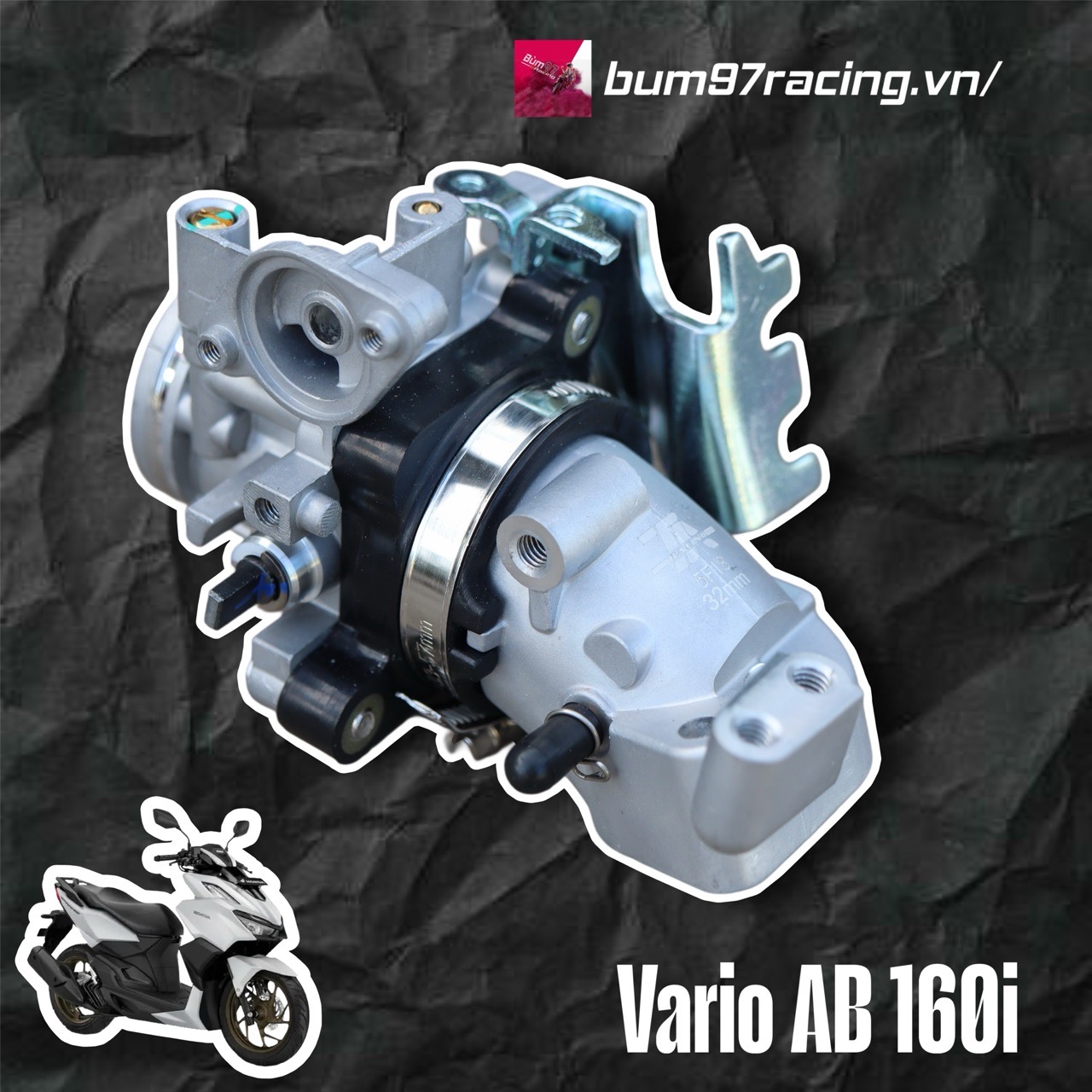Họng Xăng VARIO / AIR BLADE 4VAL TA RACING