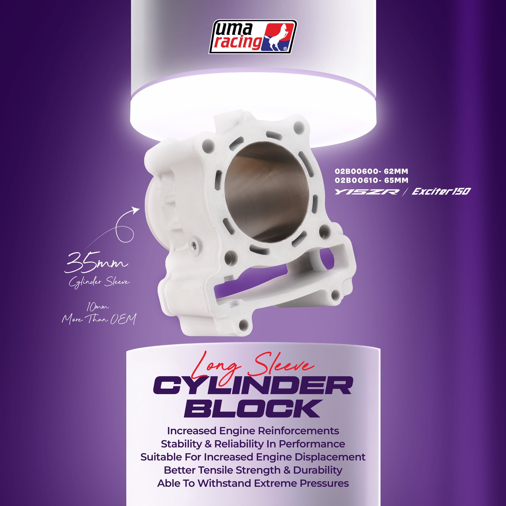 BỘ LÒNG KIẾNG UMA RACING CHO EXCITER