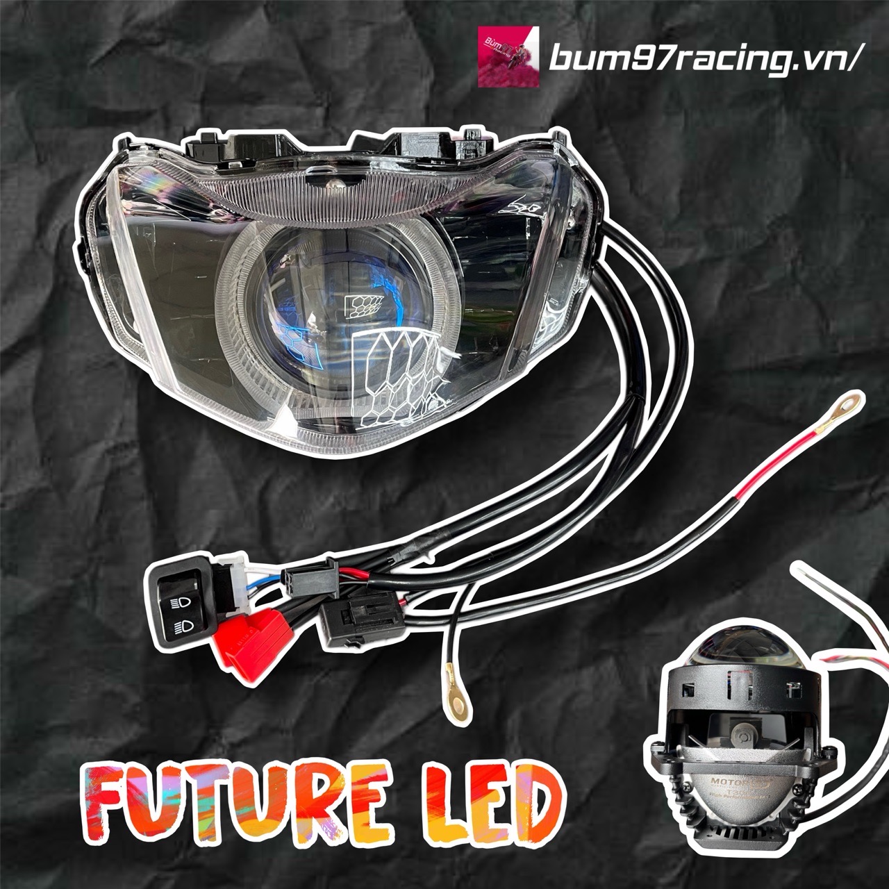 Pha Đèn FUTURE LED BI 3.0 MOTO LED
