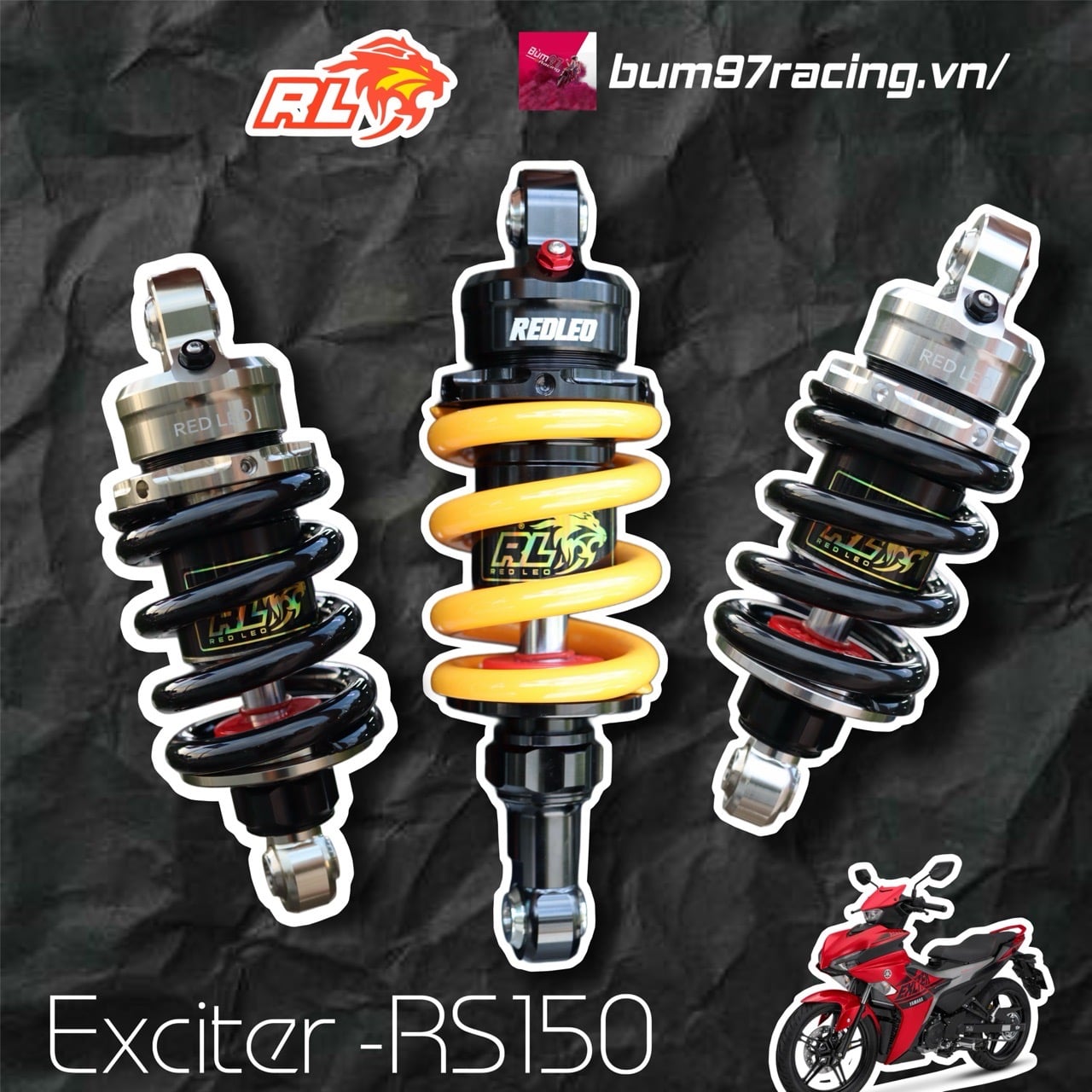 Phuộc REDLEO Không Bình Dầu - NEW 2026