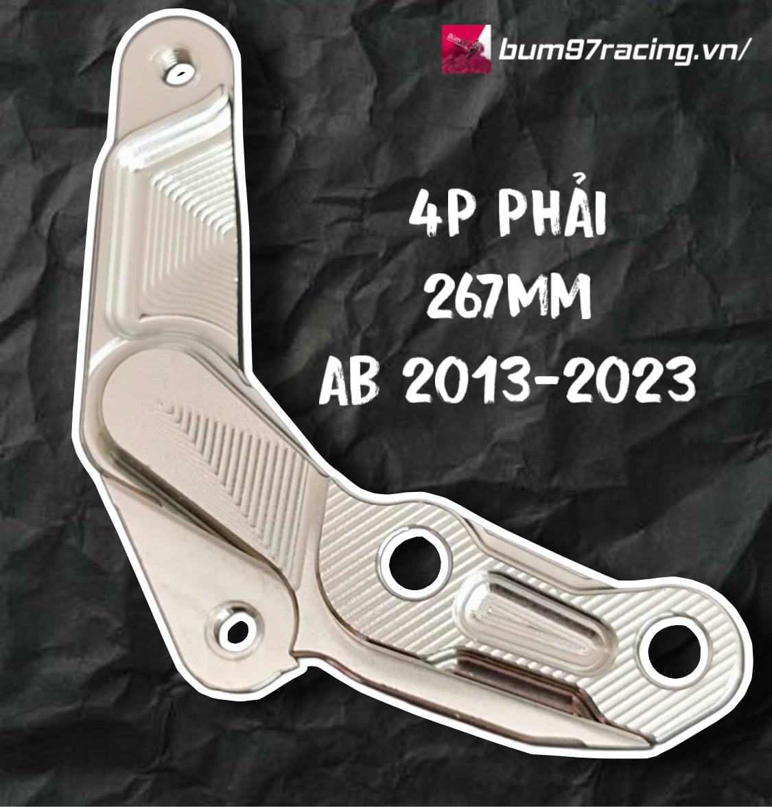 BÁT HEO BREMBO 4P ĐĨA 267mm CHO AB 2013-2023