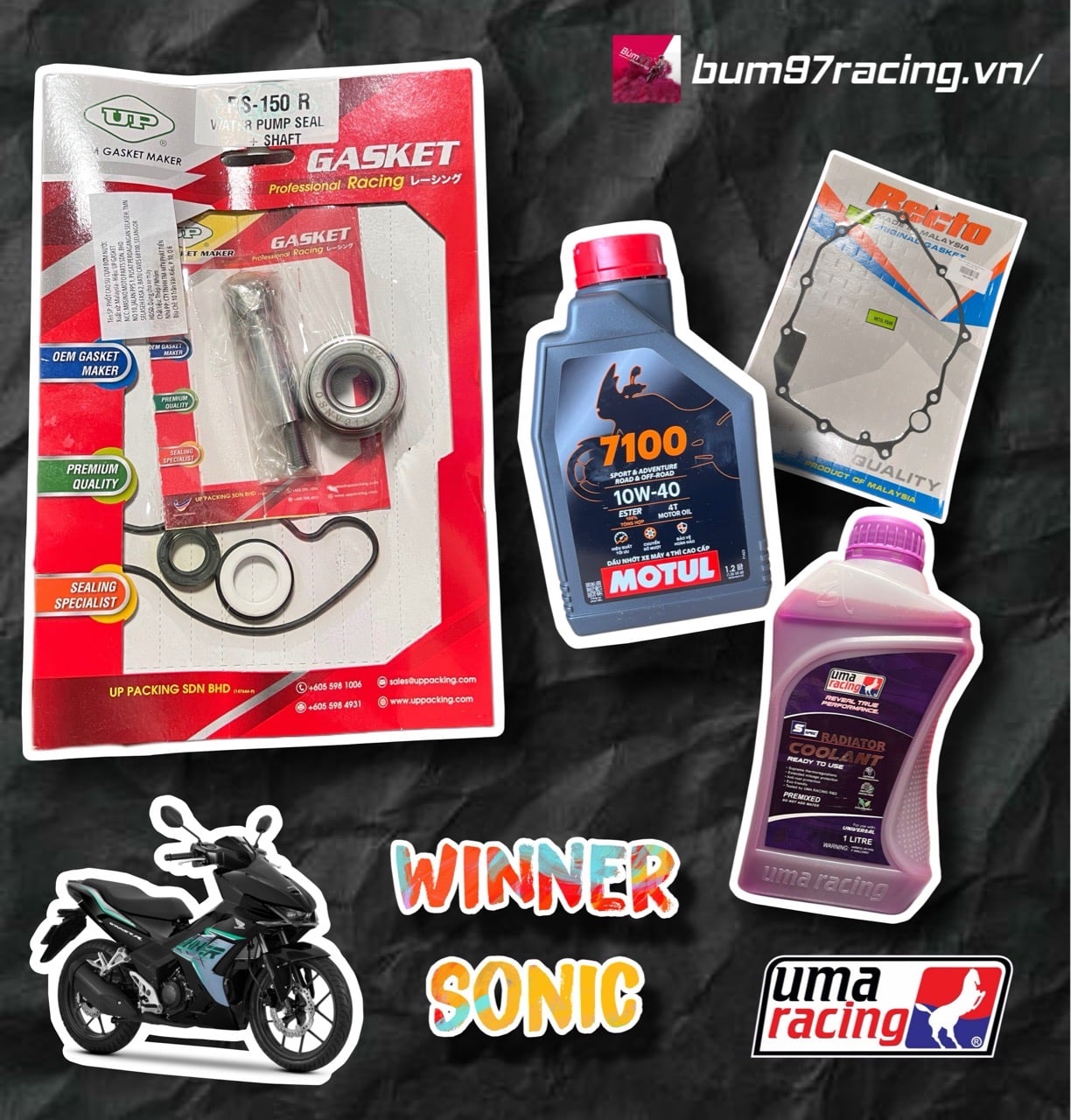 COMBO THAY PHỐT BƠM NƯỚC CHO WINNER - SONIC