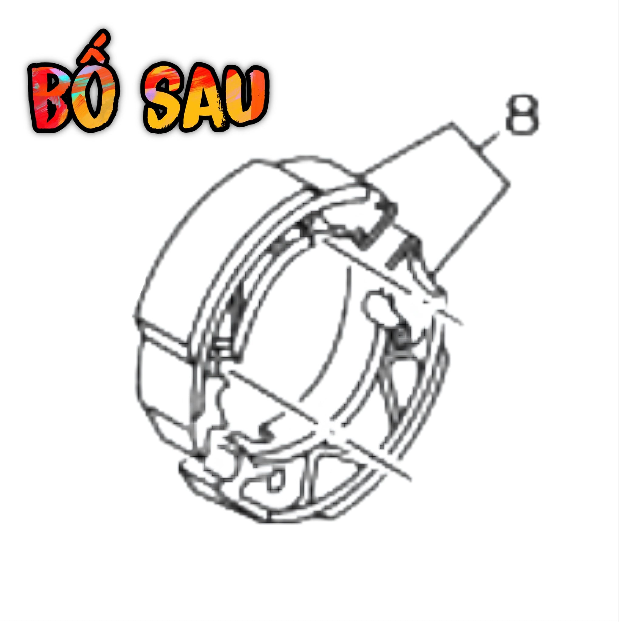 Má Phanh Sau EX135 4S - SIRIUS